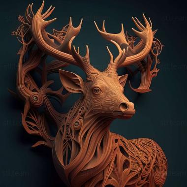 3D model Deer (STL)